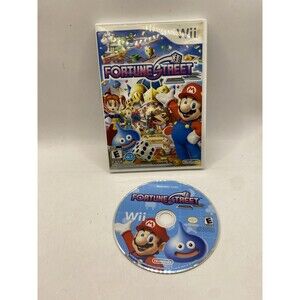 Fortune Street (Nintendo Wii, 2011) No Manual Mario Board Game RARE!